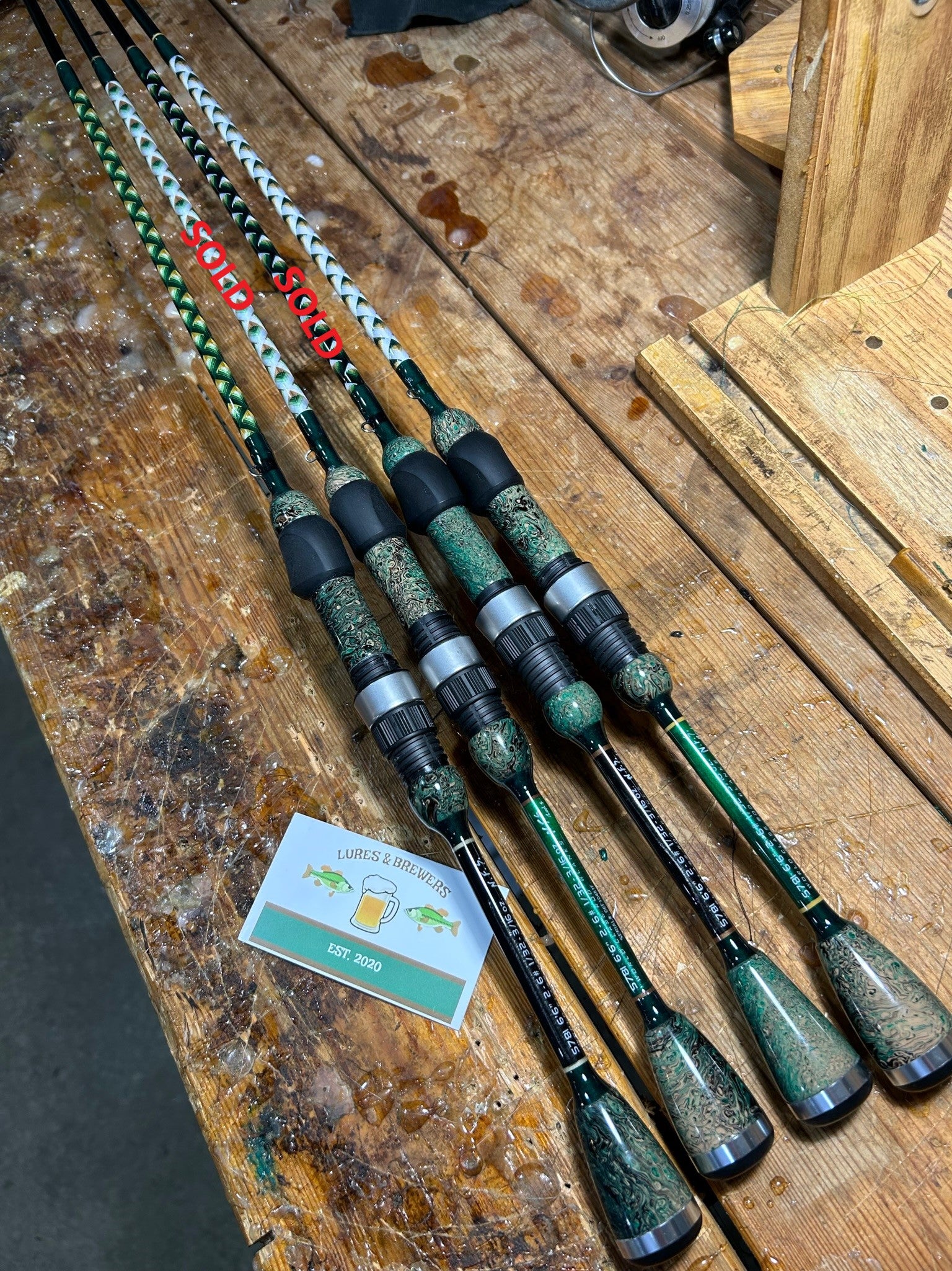 handler custom fishing rods 6 Customs - 7'4" Medium Heavy, Fast (Casting) and flipping light cover Custom Rod Shop Tuna